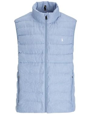 Polo Ralph Lauren The Colden Linen Gilet - Blue