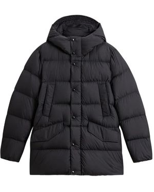 Woolrich Wattierte Cloud Davis Jacke - Schwarz