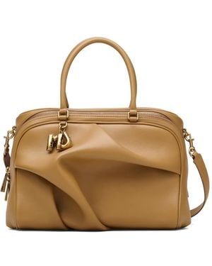 Marc Jacobs Logo-Charm Tote Bag - Metallic