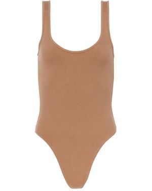 L'Agence Body Nica Con Scollo Ampio - Marrone