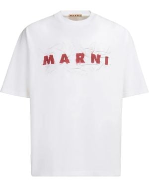 Marni T-Shirts And Polos - White