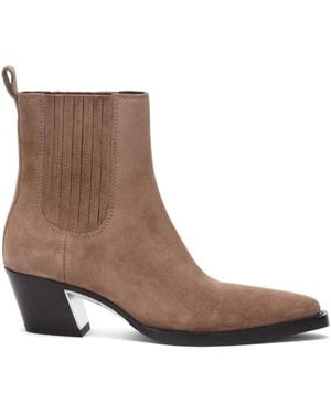 3.1 Phillip Lim Downtown Wildleder-Stiefel 60Mm - Braun