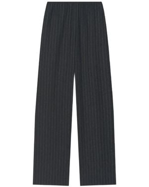 Nanushka Arven Hose mit Nadelstreifen - Blau