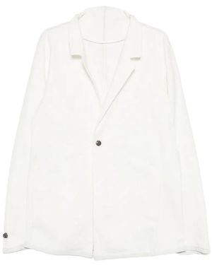 69 by Isaac Sellam Armure Button-Up Blazer - White