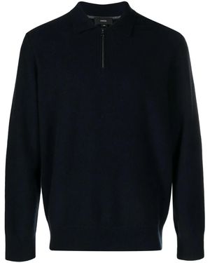 Vince Maglione Con Zip - Blu