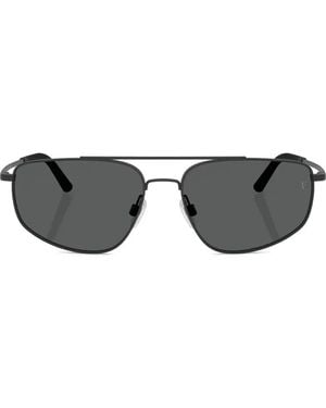 Oliver Peoples Pilot-Frame Sunglasses - Grey