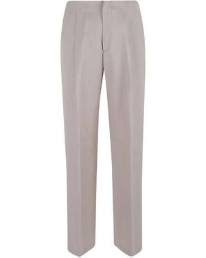 Alberta Ferretti Pleated Trousers - Grey