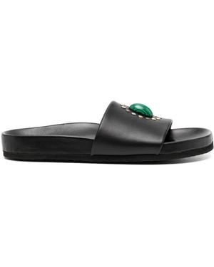 Madison Maison Athena Open-Toe Sandals - Black