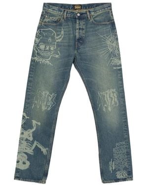 Aries Metal 00's Lilly Straight-Leg Jeans - Blue