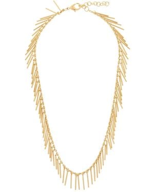 Jil Sander Collar Con Flecos - Metálico