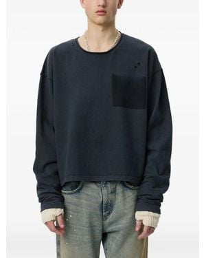 mfpen Camiseta Con Cuello Vuelto De Manga Larga - Azul