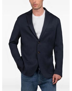 Moorer Blazer Monopetto Audley - Blu