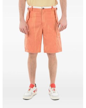 DIESEL Belt-Loop Cargo Shorts - Orange