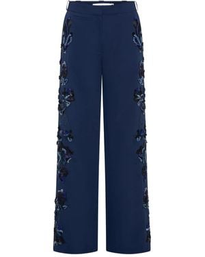 Christopher Esber Verzierte Duke Hose - Blau
