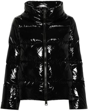 Herno Glossy Puffer Jacket - Black