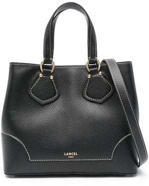 Lancel Neo Izy Leather Tote Bag - Black