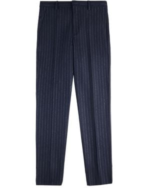 Fay Pinstripe Chino Pants - Blue