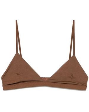 Baserange Triangle-Cup Bra - Brown