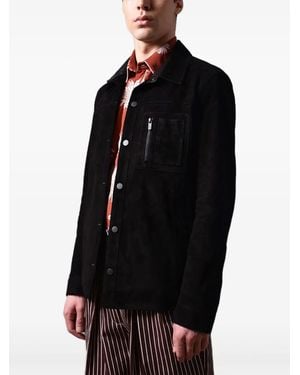 Poche Paris Jacke Mit Knopfleiste - Schwarz