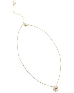 Guess Supreme 4G Crystal-Embellished Pendant Necklace - White