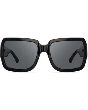 Linda Farrow X Dries Van Noten Oversized-Frame Sunglasses - Black