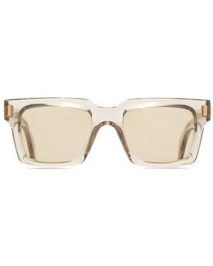 Cutler and Gross Square-Frame Sunglasses - Natural