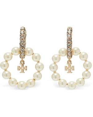 Tory Burch Aros Moondance con perla - Blanco