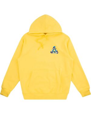 Palace Tri-Camo Print Hoodie - Yellow
