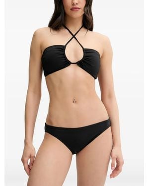 MICHAEL Michael Kors Bragas De Bikini De Talle Bajo - Negro