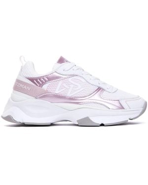 Stuart Weitzman Panelled Sneakers - White