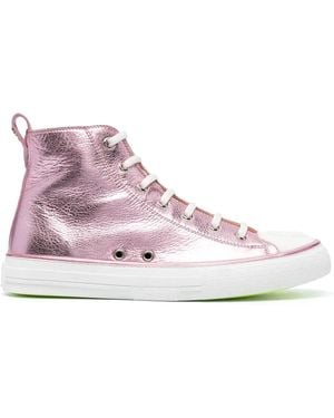 Philipp Plein Megastar ハイカットスニーカー - ピンク