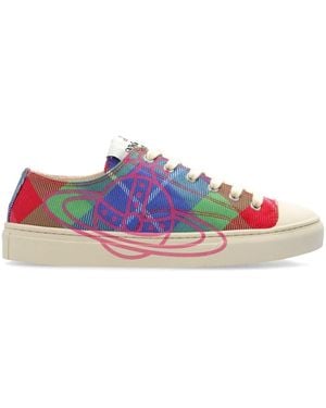 Vivienne Westwood Orb-Print Low-Top Sneakers - Green