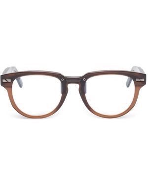 Movitra Momentum 04 Brille Mit Rundem Gestell - Braun