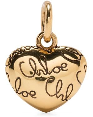 Chloé Collana A Cuore - Metallizzato