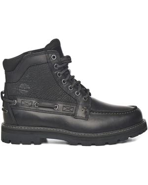 Timberland Britton Road Leather Ankle Boots - Black