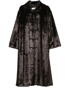 Rohe エコファー コート - ブラック