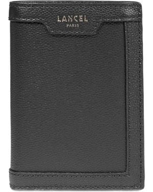 Lancel Charlie Leather Wallet - Black