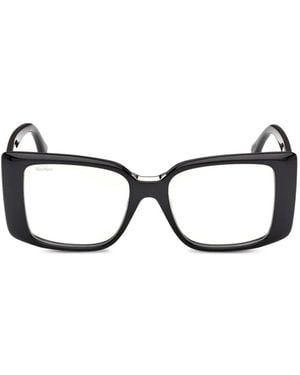 Max Mara Eyewear Square-Frame Glasses - Black