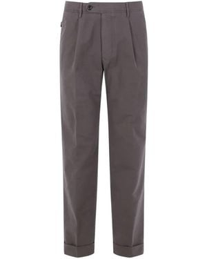 Incotex Pleated Trousers - Grey