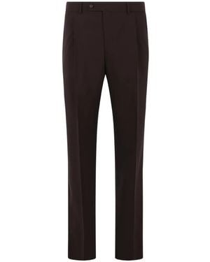 Caruso Darted Trousers - Black