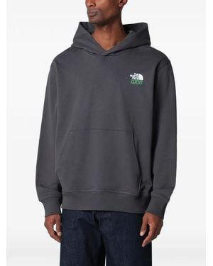 The North Face Logo-Print Hoodie - Grey