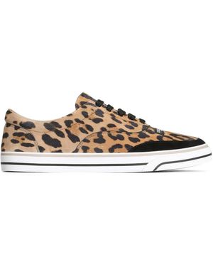 Dolce & Gabbana Leopard-Print Trainers - White