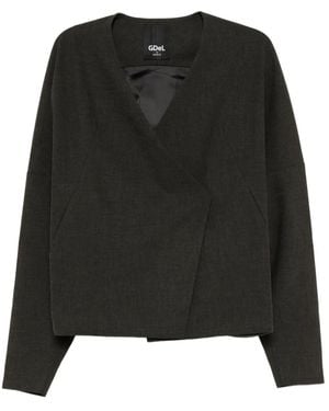 GDeL by gaze de lin Veste À Empiècements - Noir