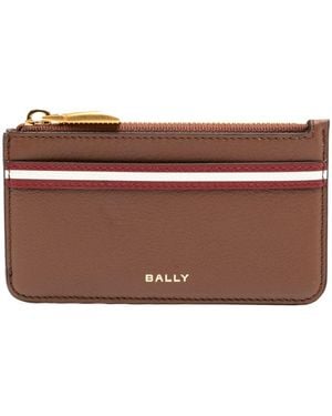 Bally Code Card Holder - Brown