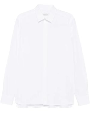Lanvin Overhemd Met Verborgen Voorkant - Wit