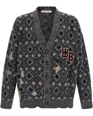 Wales Bonner Sibling カーディガン - グレー