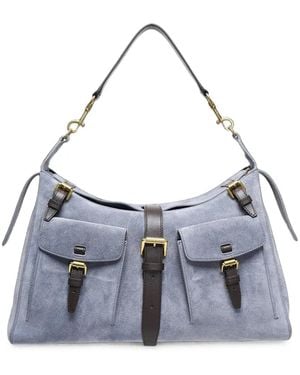 Mulberry Roxanne Buckle-Detail Shoulder Bag - Grey