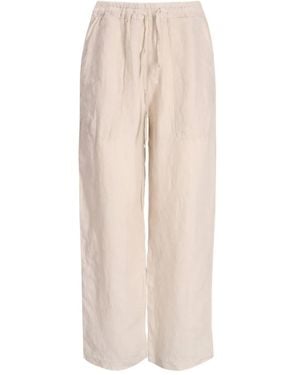 Crossley Elasticated-Waist Pants - Natural