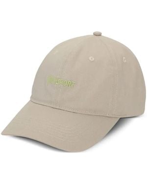 OperaSPORT Logo-Embroidered Cotton Cap - Natural