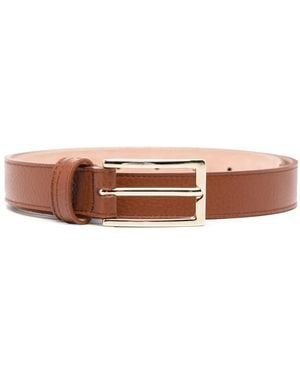 N.Peal Cashmere Cinturón liso - Marrón